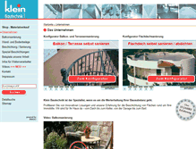 Tablet Screenshot of klein-bautechnik.de